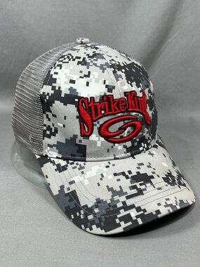 Strike King Fishing Lures Trucker Hat Digital Camo Mesh Outdoor Strapback Cap